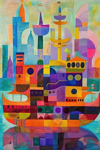 Cityscape Vessel 7H29NP 45