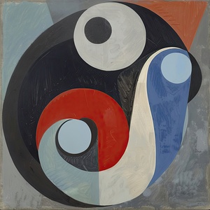 Abstract Circles Dance 7892B 45