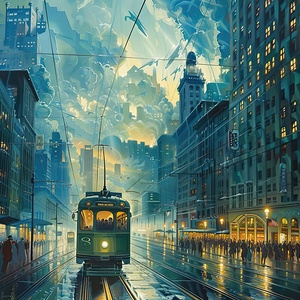 City At Dusk 2P9H7N 65