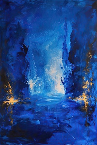 Azure Depths Luminous Passage 92DN3H 63