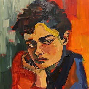 Contemplative Gaze 2P9H7N 55