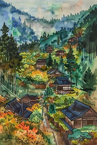 Autumn Temple Ascent 92HJ8N 63