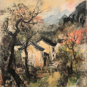 Autumn Village Glow H2N9P4 55