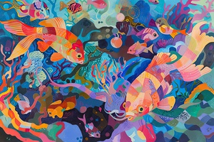 Chromatic Reef Dance 29B4HJ 55