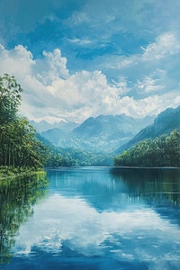 Azure Serenity Reflected H29P3 57