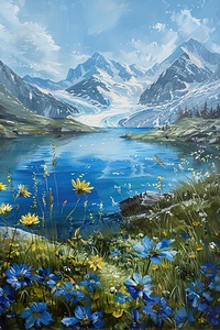 Alpine Glacier Reverie 78H2P9 45