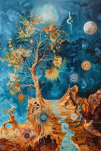 Cosmic Tree of Life H9P4N2 62