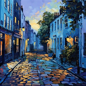 Cobbled Lane Twilight 9H4N2Z 55