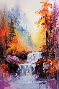 Autumn Cascade Radiance H9P4Z2 53