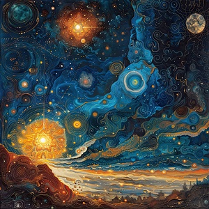 Cosmic Horizon Glow J8HNP3 65