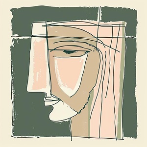 Contemplative Visage H2N3P9 56