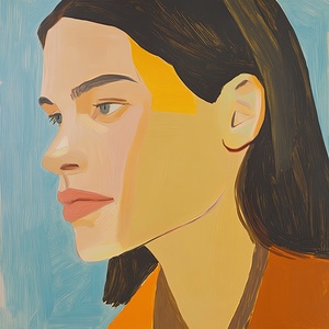 Contemplative Gaze H92N5B 65