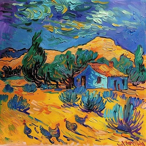 Azure Farmhouse Reverie 5H3N2Z 48