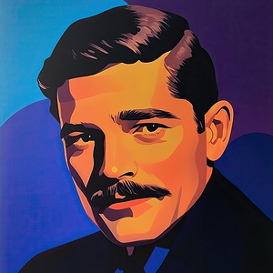 Clark Gable Portrait N9P4H2 67