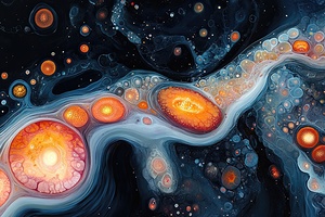 Cosmic Cellular Flow H2N9P4 58