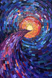 Cosmic Spiral Pathway 7892B 45