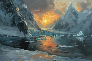 Arctic Sunset Glow H2N9P4 55