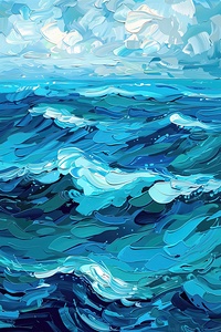 Azure Waves Crest H29PNZ 64