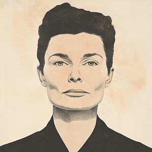 Contemplative Gaze 7892B 45