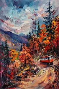 Autumn Tram Ascent 92HJ5P 55