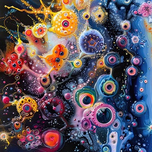 Cosmic Bloom Genesis J9H2N3 60