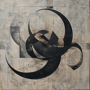 Abstract Forms Intertwined 92HK8N 58