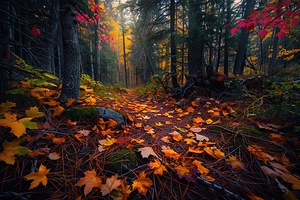 Autumn Forest Path 7H9N2Z 45