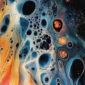 Cosmic Cellular Forms H2N9P4 60