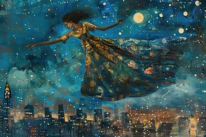 Celestial Dream Over City H9P4N2 60