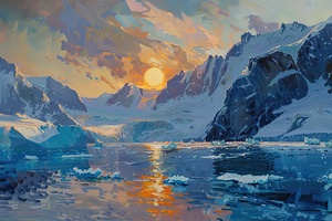 Arctic Sunset Glow H2N9P4 53