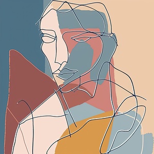 Contemplative Visage H3N9P2 55