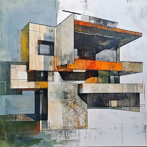 Architectural Study Orange 9P3N7J 55