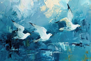 Azure Wings Over Tide Y9N4K2 55