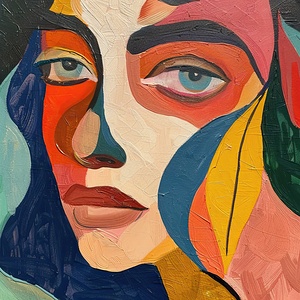 Abstract Portrait 7H29P4 48