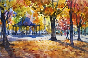 Autumn Park Stroll H92N5Z 50