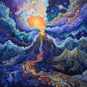 Cosmic Volcano Eruption 92HJ5D 60