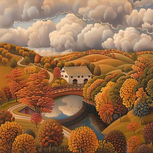 Autumnal Bridge Harmony 7294PB 48