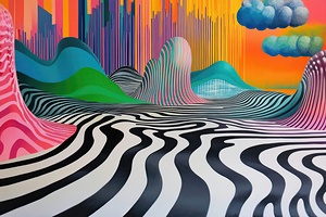 Chromatic Ripples V92H7N 64