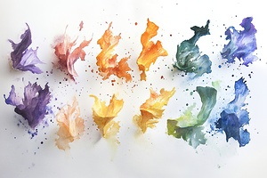 Chromatic Dance of Petals H92D3N 45