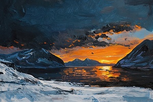 Arctic Sunset Glow H3N9P2 60