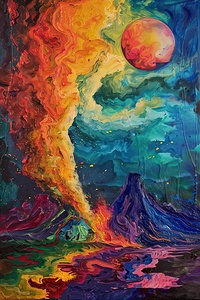 Cosmic Volcano Eruption H29P3N 60