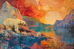 Arctic Sunset Refuge 9P3N4H 60