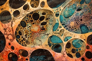 Cosmic Cellular Structures H2N5P9 55