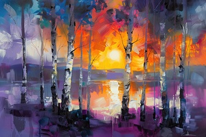 Birch Sunset Glow H3N9P2 53