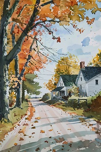 Autumn Road Home 29HBCJ 57