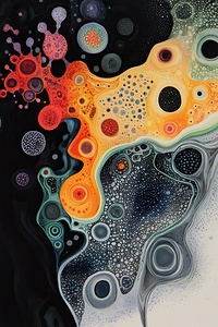 Cosmic Cellular Bloom H3N2P9 57