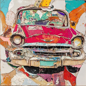 Classic Car Collage 92HJPN 60   Copy