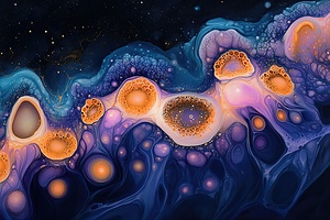 Cosmic Cellular Forms H2N9P4 57