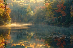 Autumn Mist Reflections 92HJ5P 67