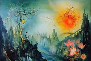 Celestial Bloom Y79H2N 55